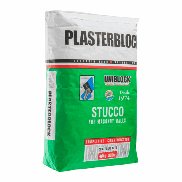 PLASTERBLOCK 40 KG bolsa VERDE